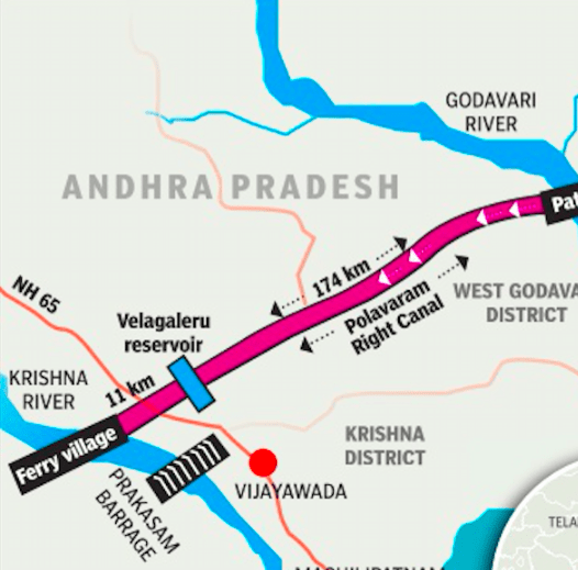 Water Dispute: Godavari, Krishna Rivers Linked In Andhra Pradesh