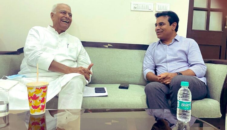 TeluguISM - KTR & Yashwant Sinha