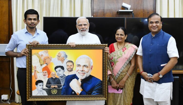 TeluguISM - Modi Painting