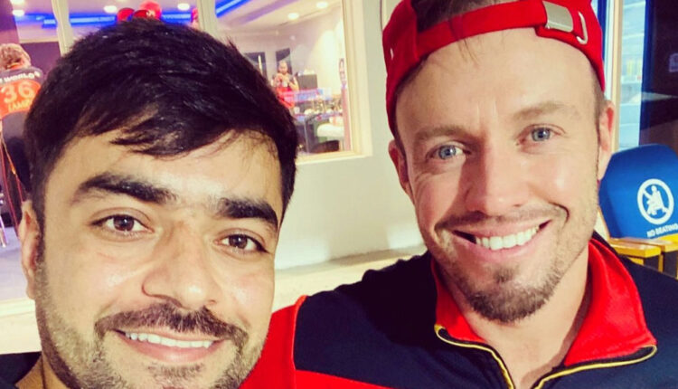 TeluguISM - AB De Villiers Rashid Khan