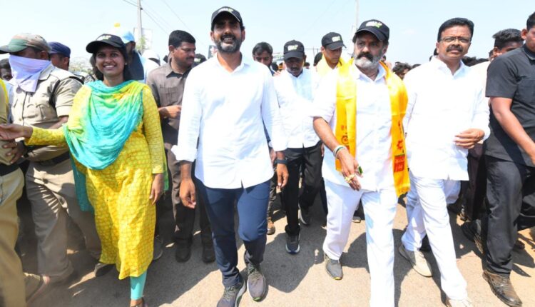 TeluguISM - Balakrishna Lokesh Yatra