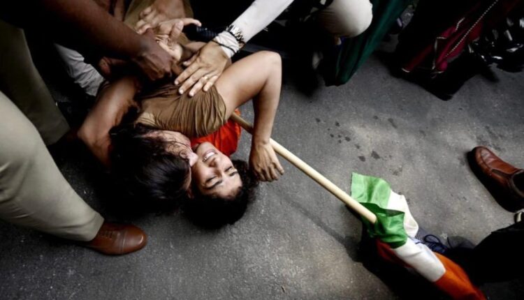 teluguism-Wrestlers Protest