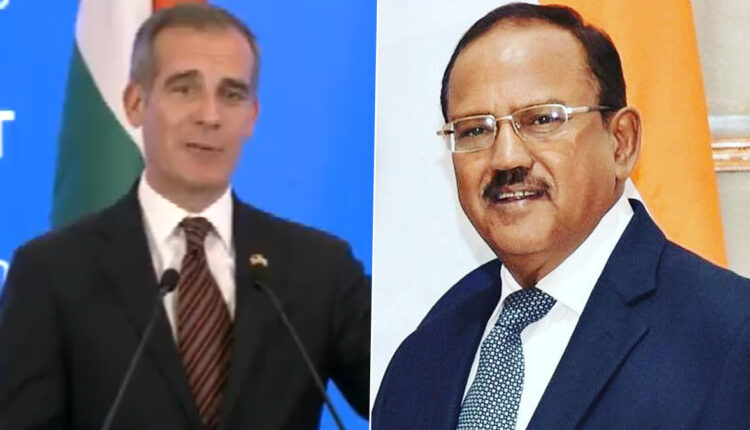 teluguism-Eric Garcetti Ajit Doval