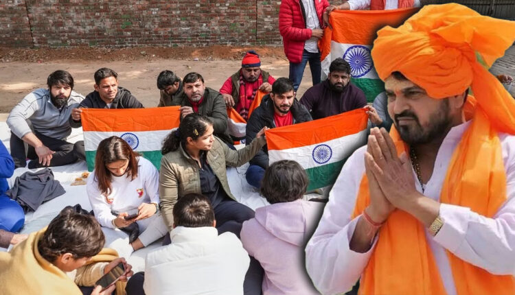 teluguism-Wrestlers Protest