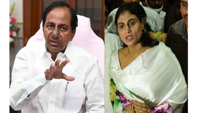 teluguism-YS Sharmila KCR