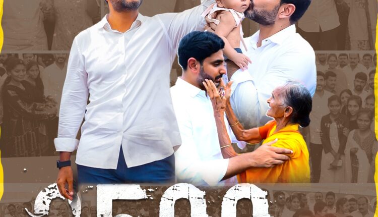 Teluguism-Nara Lokesh 2500 KM