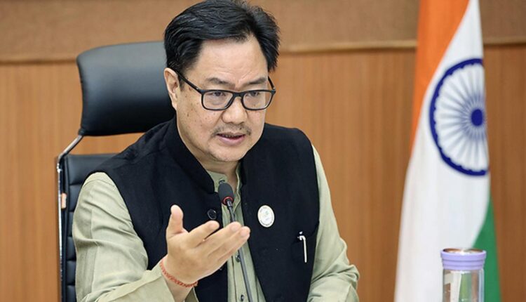 Teluguism - Minister Kiren Rijiju