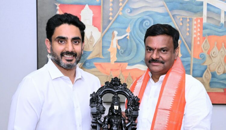 Teluguism - BJP Madhav Meets Lokesh