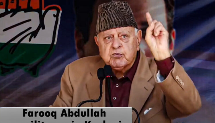 Teluguism - Farooq Abdullah